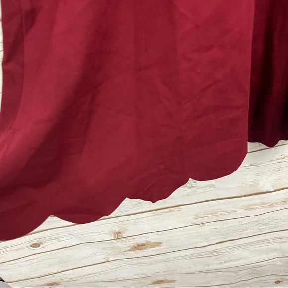 Lulu’s Burgundy Cumulonimbus Skater Dress NWT - Picture 8 of 8